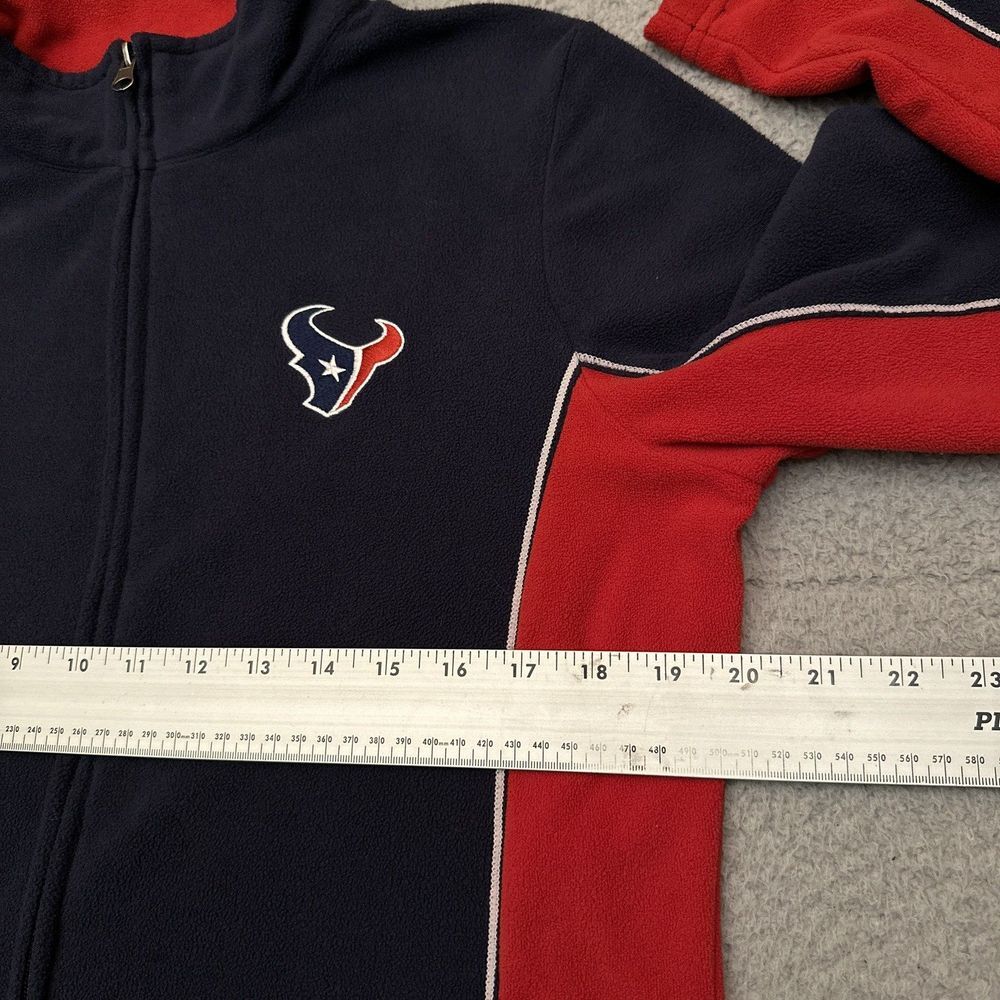 NFL Apparel Houston Texans Full Zip Fleece Women's Large 1st & Fashion Football - Picture 4 of 6